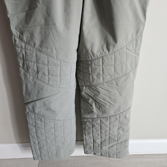 Free People Greyed Olive All Prepped Bibb Snow Jumpsuit NWT - Picture 11 of 14